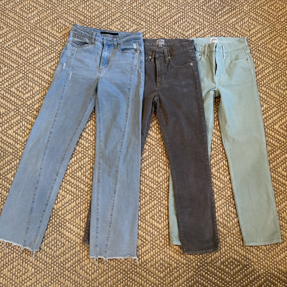 Joe's Jeans/J Crew Denim & Corduroy Bundle